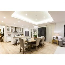 4 in. Selectable CCT Ultra-Slim Direct Fit Canless Integrated LED Recessed Light Trim for Shallow Ceiling Round Wet Loc by HALCO LIGHTING TECHNOLOGIES 11 4 in. Selectable CCT Ultra-Slim Direct Fit Canless Integrated LED Recessed Light Trim for Shallow Ceiling Round Wet Loc by HALCO LIGHTING TECHNOLOGIES -Acclaim Lighting store halco lighting technologies recessed lighting trims dfdls4 10 cs bt 89107 4f 1000