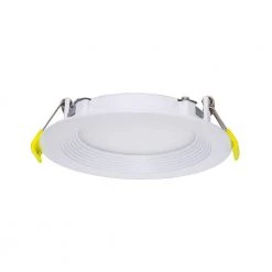 4 in. Selectable CCT Ultra-Slim Direct Fit Canless Integrated LED Recessed Light Trim for Shallow Ceiling Round Wet Loc by HALCO LIGHTING TECHNOLOGIES