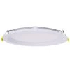 8 in. Selectable CCT Ultra-Slim Canless Integrated LED Recessed Light Trim for Shallow Ceiling Round Wet Location by HALCO LIGHTING TECHNOLOGIES 1 8 in. Selectable CCT Ultra-Slim Canless Integrated LED Recessed Light Trim for Shallow Ceiling Round Wet Location by HALCO LIGHTING TECHNOLOGIES -Acclaim Lighting store halco lighting technologies recessed lighting trims fsdls8fr18 cct led 89106 64 1000