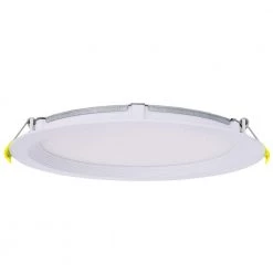 8 in. Selectable CCT Ultra-Slim Canless Integrated LED Recessed Light Trim for Shallow Ceiling Round Wet Location by HALCO LIGHTING TECHNOLOGIES