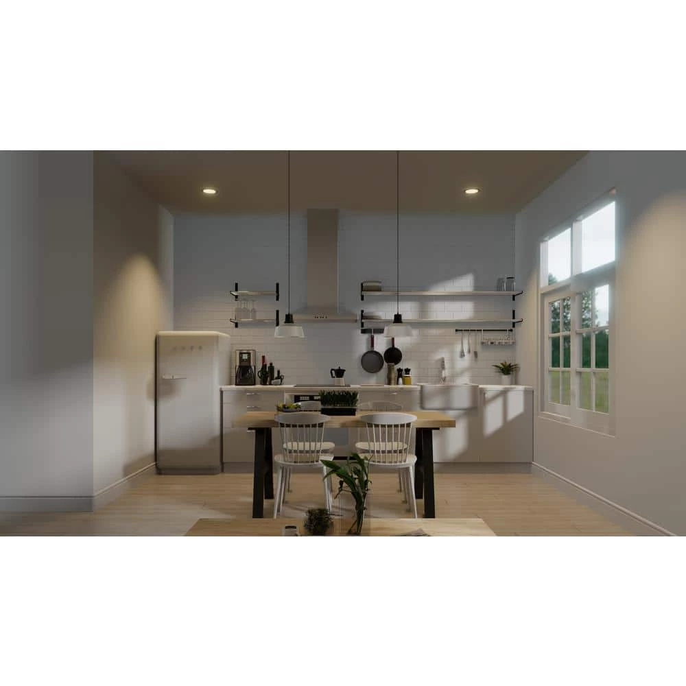 4 in. 8-Watt Selectable CCT Integrated LED Recessed Light Deep Baffle Downlight Trim Wet Loc CEC Compliant Dim by HALCO LIGHTING TECHNOLOGIES 6 4 in. 8-Watt Selectable CCT Integrated LED Recessed Light Deep Baffle Downlight Trim Wet Loc CEC Compliant Dim by HALCO LIGHTING TECHNOLOGIES - Image 4