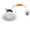 4 in. 8-Watt Selectable CCT Integrated LED Recessed Light Deep Smooth Downlight Trim Wet Loc CEC Compliant Dim by HALCO LIGHTING TECHNOLOGIES -Acclaim Lighting store halco lighting technologies recessed lighting trims rdl4 8 cs st 87986 64 1000