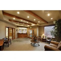 4 in. 8-Watt Selectable CCT Integrated LED Recessed Light Deep Smooth Downlight Trim Wet Loc CEC Compliant Dim by HALCO LIGHTING TECHNOLOGIES -Acclaim Lighting store halco lighting technologies recessed lighting trims rdl4 8 cs st 87986 fa 1000