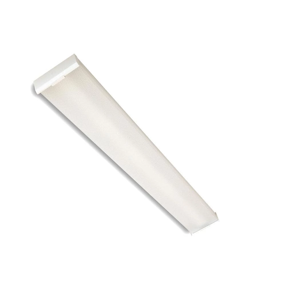 4 ft. 5008 Lumens 64-Watt Equivalent Integrated LED Dimmable White Prismatic Lens Wraparound Light, 5000K Daylight by HALCO LIGHTING TECHNOLOGIES 3 4 ft. 5008 Lumens 64-Watt Equivalent Integrated LED Dimmable White Prismatic Lens Wraparound Light, 5000K Daylight by HALCO LIGHTING TECHNOLOGIES