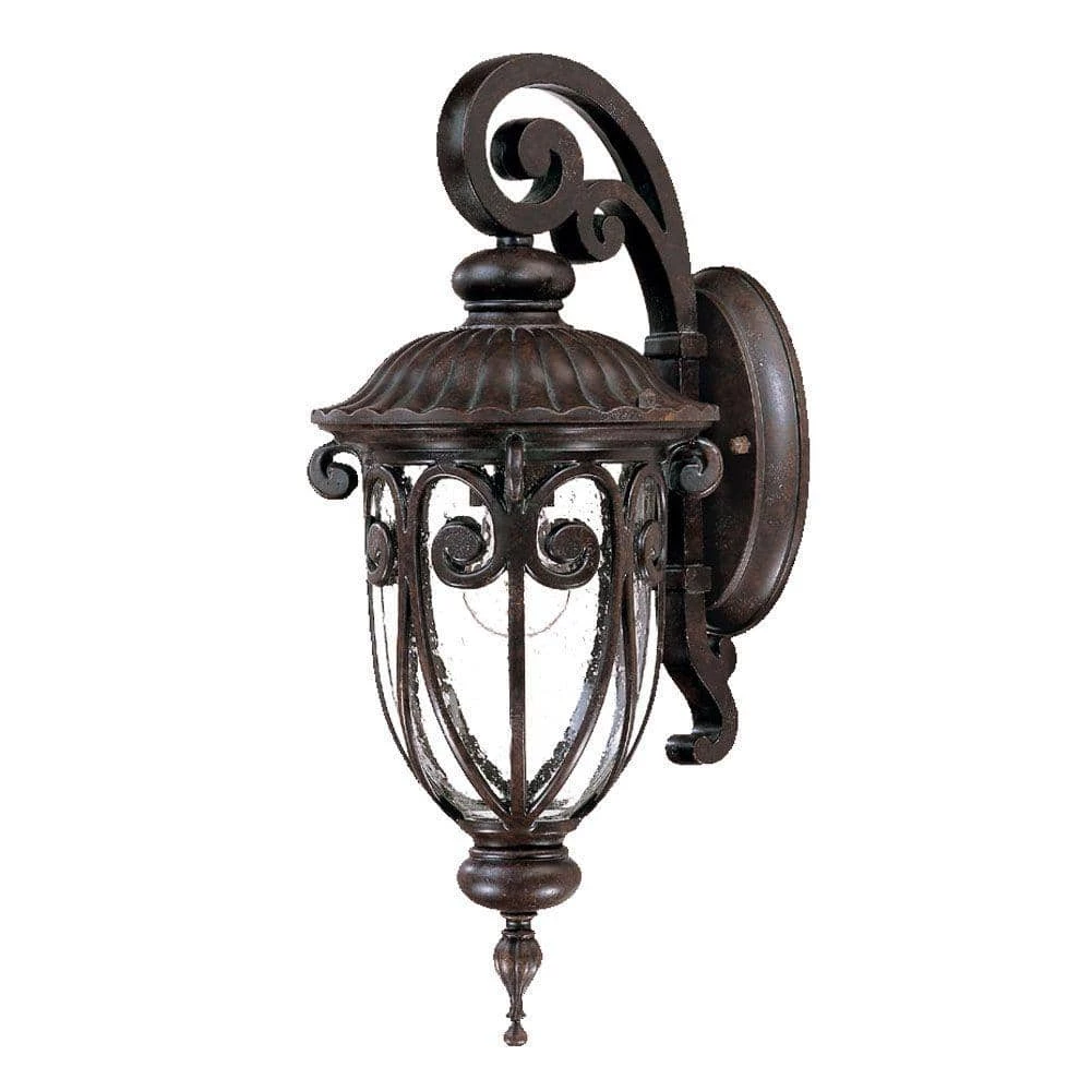 Naples Collection 1-Light Marbleized Mahogany Outdoor Wall Lantern Sconce by Acclaim Lighting 3 Naples Collection 1-Light Marbleized Mahogany Outdoor Wall Lantern Sconce by Acclaim Lighting