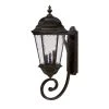 Telfair Collection 3-Light Marbleized Mahogany Outdoor Wall Lantern Sconce by Acclaim Lighting -Acclaim Lighting store marbleized mahogany acclaim lighting outdoor sconces 5521mm 64 1000