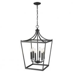 Kennedy 6-Light Matte Black Pendant by Acclaim Lighting -Acclaim Lighting store matte black acclaim lighting chandeliers in11134bk 44 1000