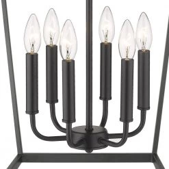 Kennedy 6-Light Matte Black Pendant by Acclaim Lighting -Acclaim Lighting store matte black acclaim lighting chandeliers in11134bk fa 1000