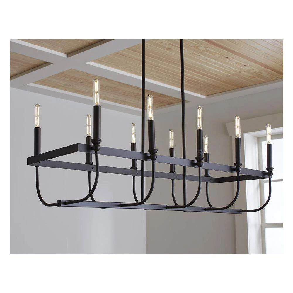 Beckett 10-Light Matte Black Island Pendant by Acclaim Lighting 10 Beckett 10-Light Matte Black Island Pendant by Acclaim Lighting - Image 8