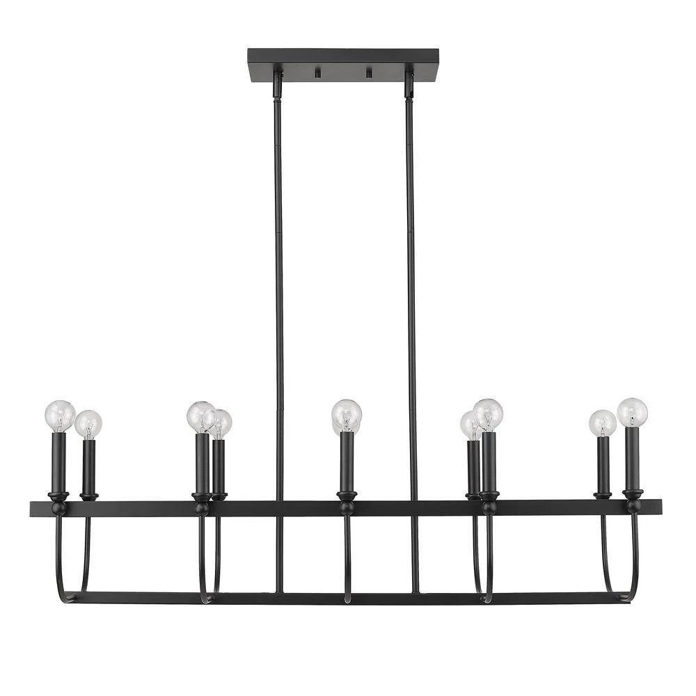 Beckett 10-Light Matte Black Island Pendant by Acclaim Lighting 7 Beckett 10-Light Matte Black Island Pendant by Acclaim Lighting - Image 5