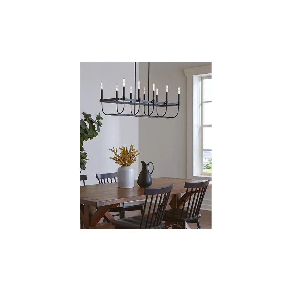 Beckett 10-Light Matte Black Island Pendant by Acclaim Lighting 5 Beckett 10-Light Matte Black Island Pendant by Acclaim Lighting - Image 3