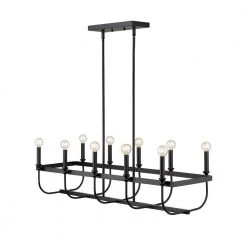 Beckett 10-Light Matte Black Island Pendant by Acclaim Lighting 11 Beckett 10-Light Matte Black Island Pendant by Acclaim Lighting -Acclaim Lighting store matte black acclaim lighting chandeliers in20031bk c3 1000