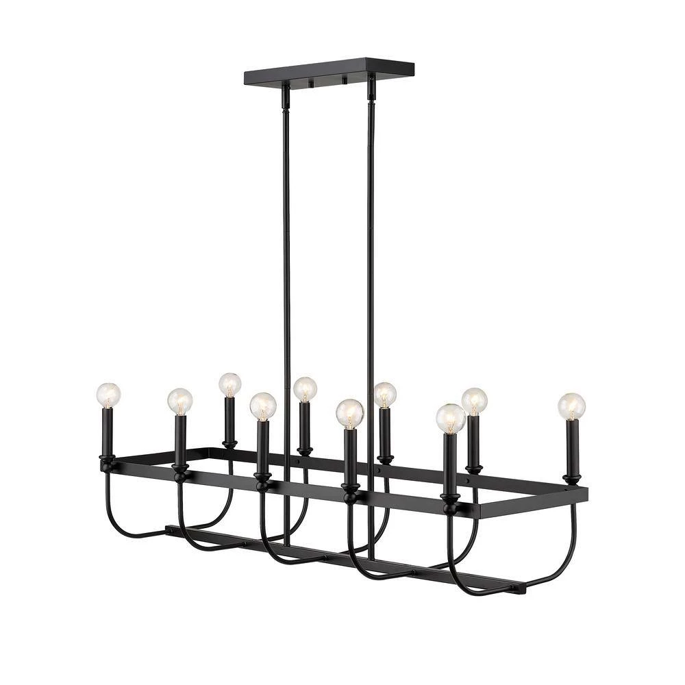 Beckett 10-Light Matte Black Island Pendant by Acclaim Lighting 4 Beckett 10-Light Matte Black Island Pendant by Acclaim Lighting - Image 2