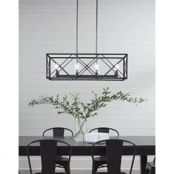 Brooklyn 8-Light Matte Black Island Pendant With Metal Framework Shade by Acclaim Lighting 17 Brooklyn 8-Light Matte Black Island Pendant With Metal Framework Shade by Acclaim Lighting -Acclaim Lighting store matte black acclaim lighting chandeliers in21123bk 31 1000
