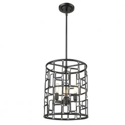 Amoret 3-Light Matte Black Convertible Pendant by Acclaim Lighting -Acclaim Lighting store matte black acclaim lighting chandeliers in21130bk c3 1000