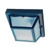Builder's Choice Collection Ceiling-Mount 1-Light Matte Black Outdoor Light Fixture by Acclaim Lighting