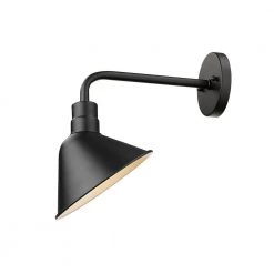 Fuller 1-Light Matte Black Wall Light by Acclaim Lighting -Acclaim Lighting store matte black acclaim lighting outdoor sconces 1412bk 4f 1000