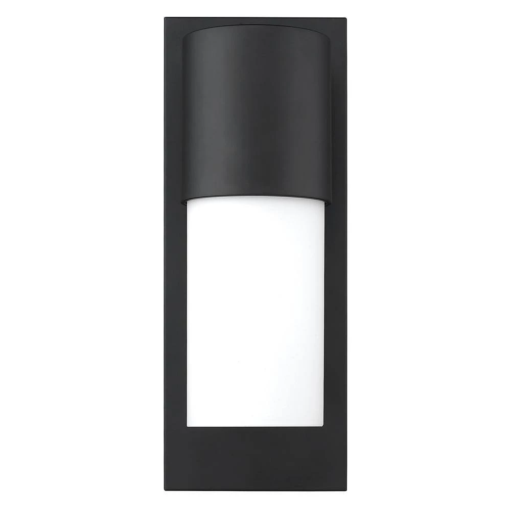 Cooper 1-Light Matte Black Outdoor Wall Lantern Sconce With Frosted Glass by Acclaim Lighting 5 Cooper 1-Light Matte Black Outdoor Wall Lantern Sconce With Frosted Glass by Acclaim Lighting - Image 3