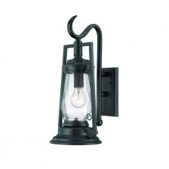Kero Collection 1-Light Matte Black Outdoor Wall Lantern Sconce by Acclaim Lighting