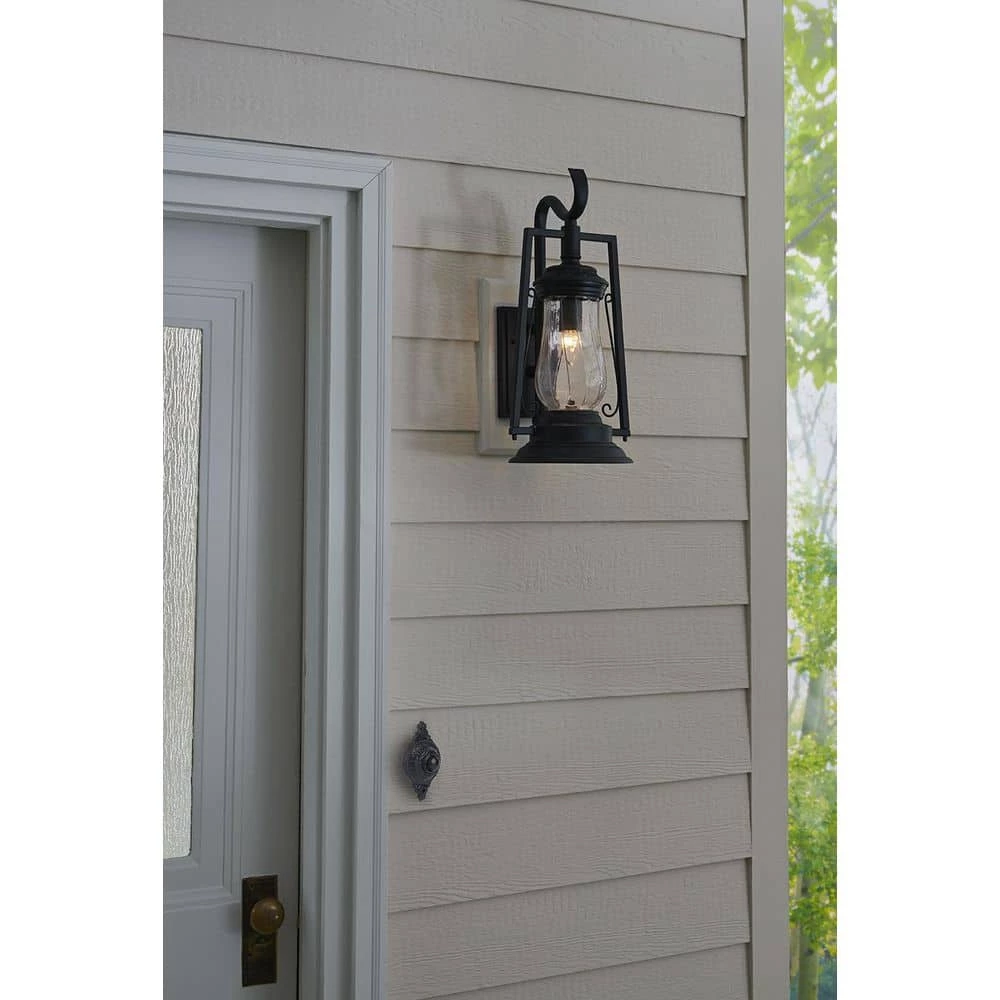 Kero Collection 1-Light Matte Black Outdoor Wall Lantern Sconce by Acclaim Lighting 4 Kero Collection 1-Light Matte Black Outdoor Wall Lantern Sconce by Acclaim Lighting - Image 2