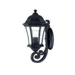 Waverly Collection 1-Light Matte Black Outdoor Wall Lantern Sconce by Acclaim Lighting