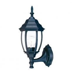 Wexford Collection 1-Light Matte Black Outdoor Wall Lantern Sconce by Acclaim Lighting