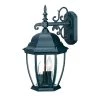 Wexford Collection 3-Light Matte Black Outdoor Wall Lantern Sconce by Acclaim Lighting -Acclaim Lighting store matte black acclaim lighting outdoor sconces 5032bk 64 1000