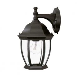 Wexford Collection 1-Light Matte Black Outdoor Wall Lantern Sconce by Acclaim Lighting