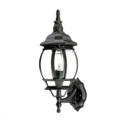 Chateau Collection 1-Light Matte Black Outdoor Wall Lantern Sconce by Acclaim Lighting