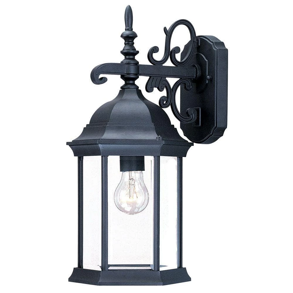 Madison Collection 1-Light Matte Black Outdoor Wall Lantern Sconce by Acclaim Lighting 3 Madison Collection 1-Light Matte Black Outdoor Wall Lantern Sconce by Acclaim Lighting