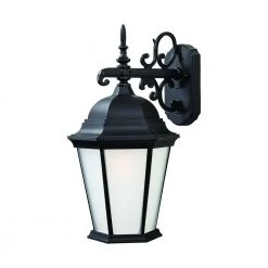 Richmond Collection 1-Light Matte Black Outdoor Wall Lantern Sconce by Acclaim Lighting