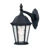 Telfair Collection 1-Light Matte Black Outdoor Wall Lantern Sconce by Acclaim Lighting