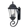 Telfair Collection 3-Light Matte Black Outdoor Wall Lantern Sconce by Acclaim Lighting