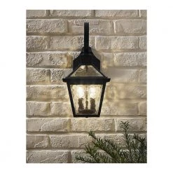 Bay Street Collection 2-Light Matte Black Outdoor Wall Lantern Sconce by Acclaim Lighting -Acclaim Lighting store matte black acclaim lighting outdoor sconces 7662bk 4f 1000