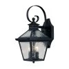 Bay Street Collection 2-Light Matte Black Outdoor Wall Lantern Sconce by Acclaim Lighting