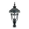 Naples 3-Light Matte Black Outdoor Post-Mount Light Fixture by Acclaim Lighting -Acclaim Lighting store matte black acclaim lighting post lanterns 2127bk 64 1000