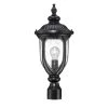 Laurens Collection 1-Light Matte Black Outdoor Post-Mount Light Fixture by Acclaim Lighting -Acclaim Lighting store matte black acclaim lighting post lanterns 2217bk 64 1000