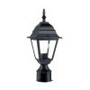 Builder's Choice 1-Light Matte Black Outdoor Post-Mount Fixture by Acclaim Lighting