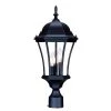 Brynmawr 3-Light Matte Black Outdoor Post-Mount Light Fixture by Acclaim Lighting