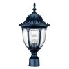 Suffolk 1-Light Matte Black Outdoor Post-Mount Fixture by Acclaim Lighting -Acclaim Lighting store matte black acclaim lighting post lanterns 5067bk 64 1000