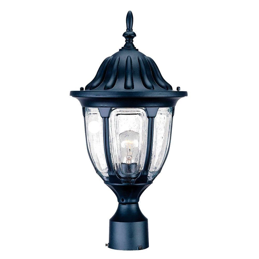 Suffolk 1-Light Matte Black Outdoor Post-Mount Fixture by Acclaim Lighting 3 Suffolk 1-Light Matte Black Outdoor Post-Mount Fixture by Acclaim Lighting