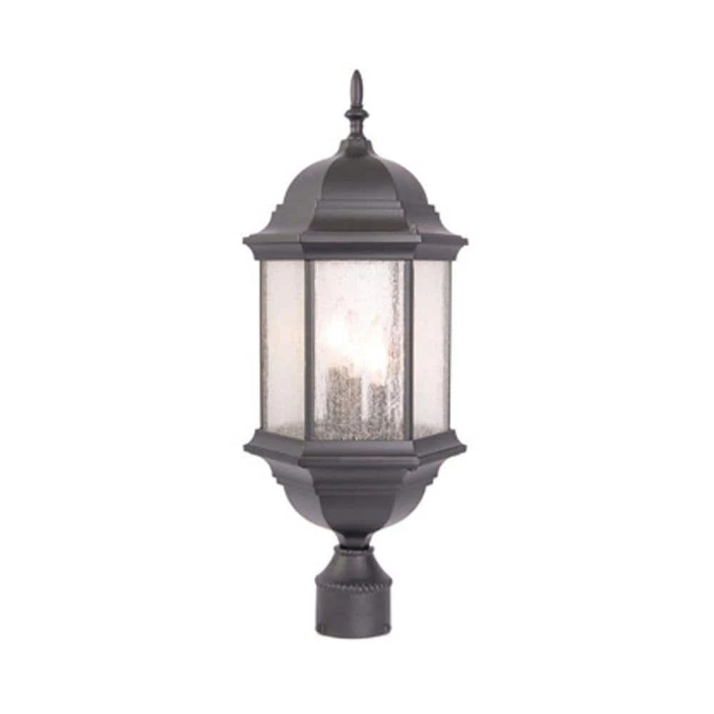 Madison 3-Light Matte Black Outdoor Post-Mount Light Fixture by Acclaim Lighting 3 Madison 3-Light Matte Black Outdoor Post-Mount Light Fixture by Acclaim Lighting