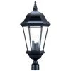 Richmond 3-Light Matte Black Outdoor Post-Mount Light Fixture by Acclaim Lighting