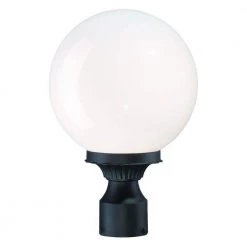 Havana 1-Light Matte Black Outdoor Post-Mount Fixture by Acclaim Lighting