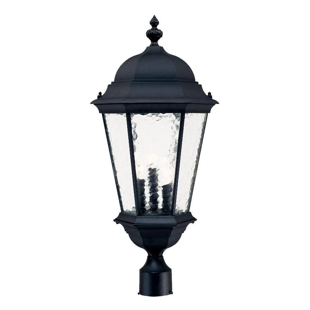 Telfair 3-Light Matte Black Outdoor Post-Mount Light Fixture by Acclaim Lighting 3 Telfair 3-Light Matte Black Outdoor Post-Mount Light Fixture by Acclaim Lighting