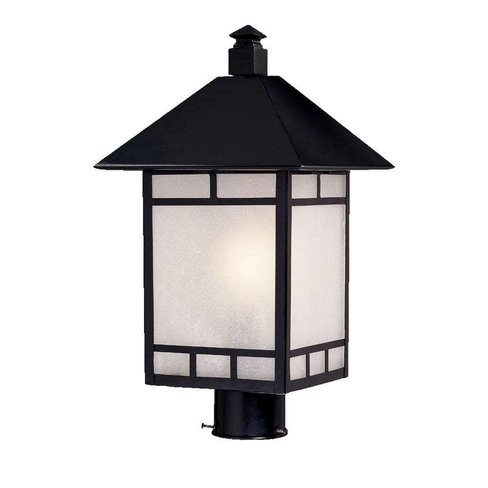 Artisan 1-Light Matte Black Outdoor Post Light by Acclaim Lighting 3 Artisan 1-Light Matte Black Outdoor Post Light by Acclaim Lighting