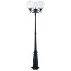 Havana 3-Head 3-Light Matte Black Outdoor Post Light Combination by Acclaim Lighting
