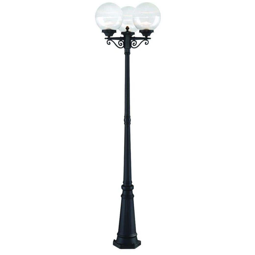 Havana 3-Head 3-Light Matte Black Outdoor Post Light Combination by Acclaim Lighting 3 Havana 3-Head 3-Light Matte Black Outdoor Post Light Combination by Acclaim Lighting