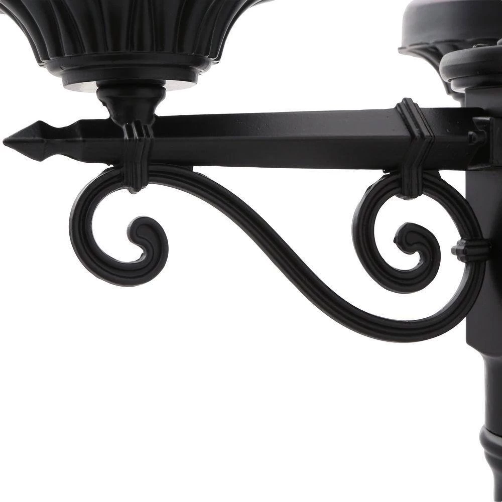 Havana 3-Head 3-Light Matte Black Outdoor Post Light Combination by Acclaim Lighting 5 Havana 3-Head 3-Light Matte Black Outdoor Post Light Combination by Acclaim Lighting - Image 3