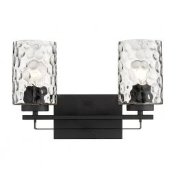 Livvy 15 in. 2-Light Matte Black Vanity Light by Acclaim Lighting -Acclaim Lighting store matte black acclaim lighting vanity lighting in40011bk 1f 1000